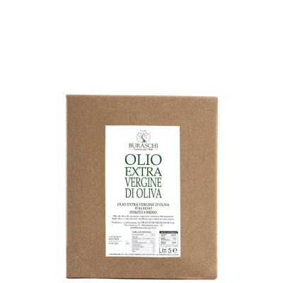 Olio Extra Vergine di Oliva Italiano Buraschi - Bag in Box da 5 L 