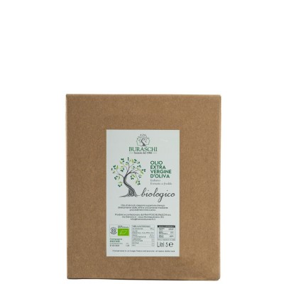 Olio Extra Vergine di Oliva Biologico Buraschi - Bag in Box da 5 L 