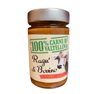 Ragù Bovino Tesori di Valtellina - confezione  da 190 g
