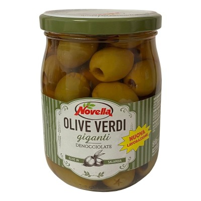 Olive Verdi Denocciolate Giganti Novella - 280 g