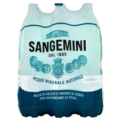 Acqua Minerale  Naturale  Sangemini - 6 Bottiglie da  1,5 LT