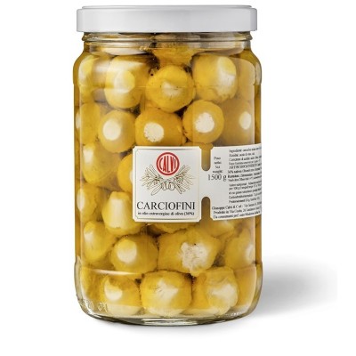 Carciofini in Olio Extra Vergine di Oliva Calvi - 1500 g