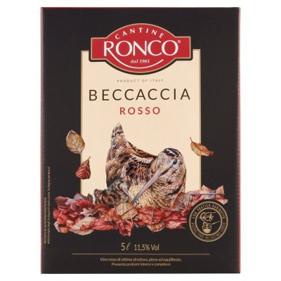 Vino Rosso Beccaccia Cantine Ronco - 5000 ml
