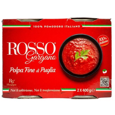 Polpa Fine di Puglia Rosso Gargano - 2 x 400 g
