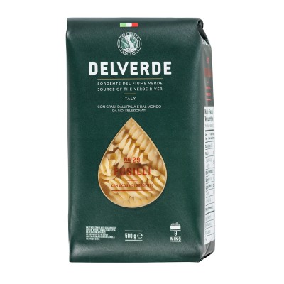 Pasta Fusilli Delverde - confezione da 500 g