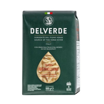 Pasta Gemellini Delverde - confezione da 500 g