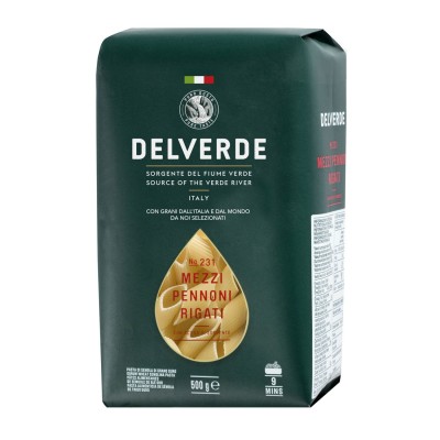 Pasta Mezzi Pennoni Rigati Delverde - confezione da 500 g