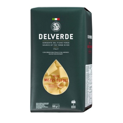 Pasta Mezzi Tufoli Delverde - confezione da 500 g