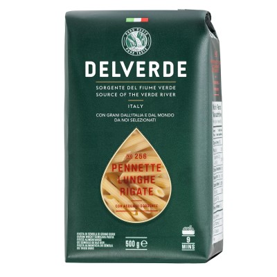 Pasta Pennette Lunghe Rigate Delverde - confezione da 500 g