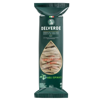 Pasta Tagliatelle a Nido agli Spinaci Delverde - confezione da 250 g