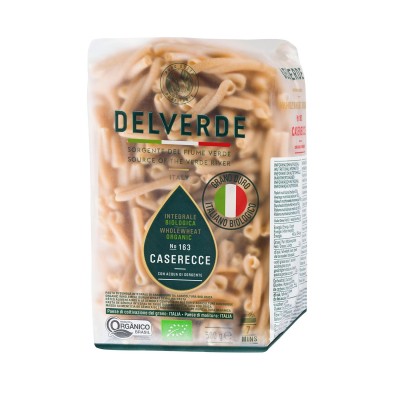 Pasta Caserecce Integrale Bio Delverde - confezione da 500 g