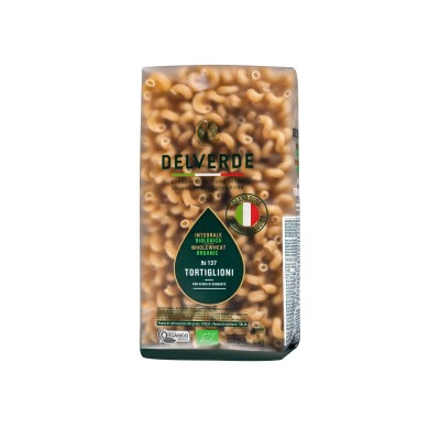 Pasta Tortiglioni Integrale Bio Delverde - confezione da 500 g