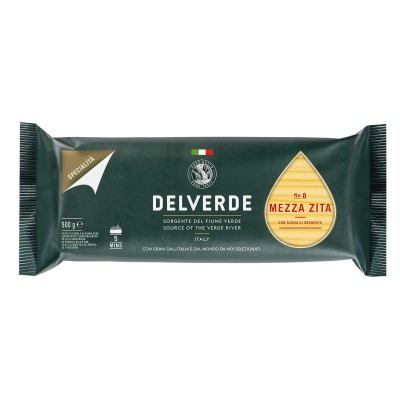 Pasta Mezza Zita Delverde - confezione da 500 g