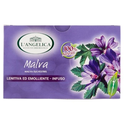 Infuso Malva 20 Filtri L'Angelica - 26 g