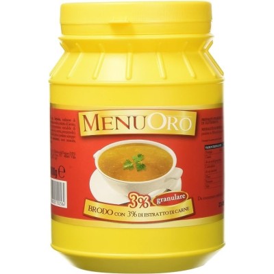Brodo Classico Granulare con 3% Estratto di Carne Menuoro - 1000 g