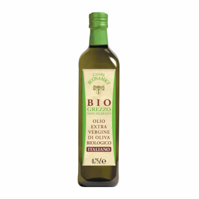 Olio Extra Vergine di Oliva Grezzo Non Filtrato Biologico Buonamici - bottiglia 0,75 l