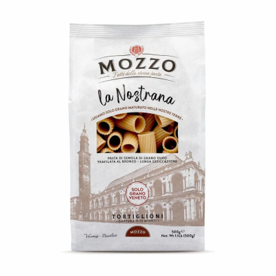 Pasta Tortiglioni La Nostrana Mozzo - confezione da 500 g