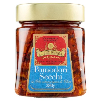 Pomodori Secchi in Olio Extravergine di Oliva L. de Rosa - 280 g