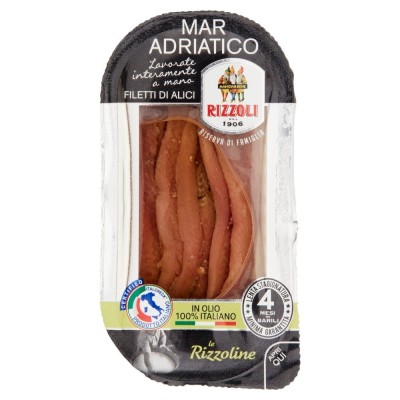 Filetti di Alici Mar Adriatico Rizzoli - 40 g