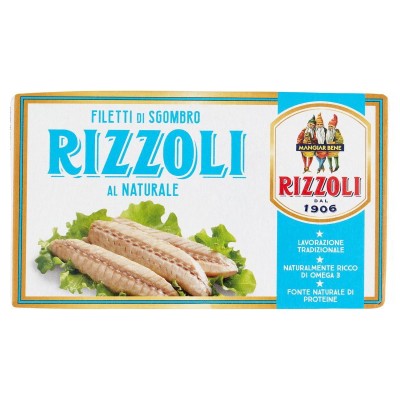 Filetti di Sgombro al Naturale Rizzoli - 125 g