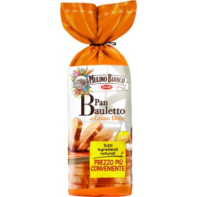 Pan Bauletto Al Grano Duro  Mulino Bianco - 400 g