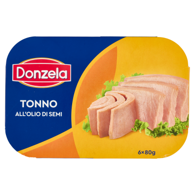 Tonno in Olio di Semi Donzela - 6 x 80 g