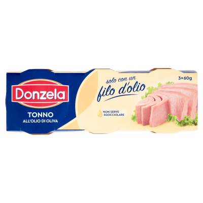 Tonno all'Olio d'Oliva Donzela - 3 x 60 g