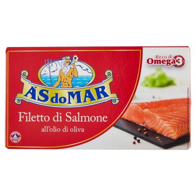 Salmone in Olio di Oliva  Asdomar - 150 g