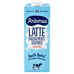Latte Parzialmente Scremato UHT Arborea - 1000 ml