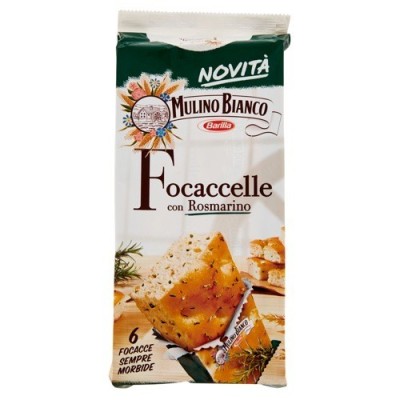 Focaccelle con Rosmarino  Mulino Bianco - 198 g