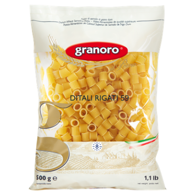Pasta  Ditali Rigati  Granoro - confezione da 500 g