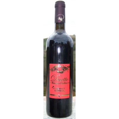 Vino Rosso DUETTO ROSSO ITALIANO Cabernet Barbera - 6 bottiglie