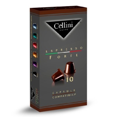 Caffè Espresso Forte Cellini - 10 Capsule 50 g