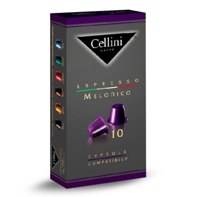 Caffè Espresso Melodico Cellini - 10 Capsule 50 g