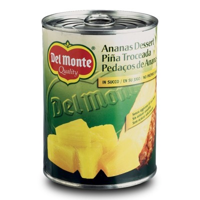 Ananas a Cubetti in Succo Senza Aggiunta di Zucchero Del Monte