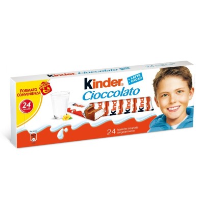 Kinder Cioccolato 24 Barrette Incartate - 300 g