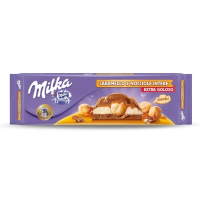 Tavoletta di Cioccolato con Nocciole e Caramello Milka - 300 g
