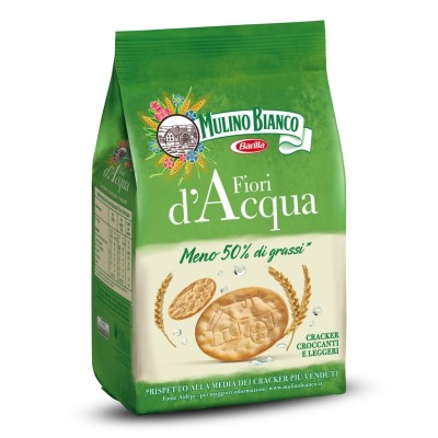 Cracker Fior d'Acqua Croccanti e Leggeri Mulino Bianco - 250 g
