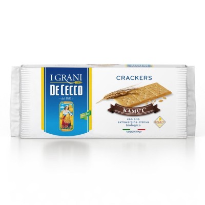 Crackers al kamut con Olio Extravergine di Oliva Biologico De Cecco - 250 g