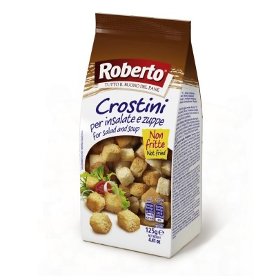 Crostini per Insalate e Zuppe non Fritte Roberto - 125 g