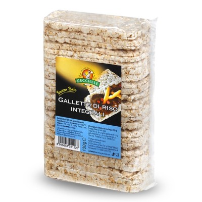 Gallette di Riso Rettangolari Integrali Gecchele - 130 g