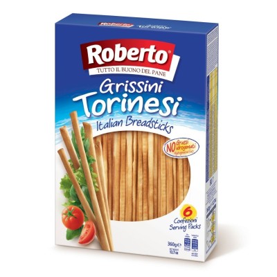Grissini Torinesi Italian Breadsticks Roberto - 360 g