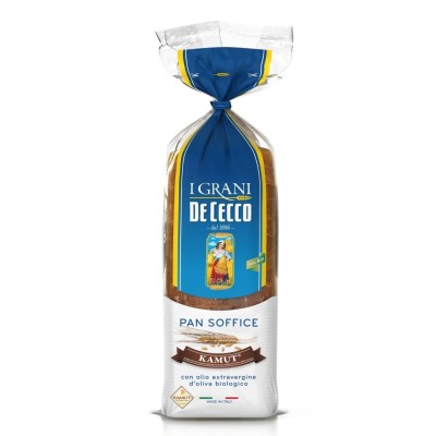 Pan Soffice al kamut con Olio Extravergine d'Oliva Biologico De Cecco - 400 g