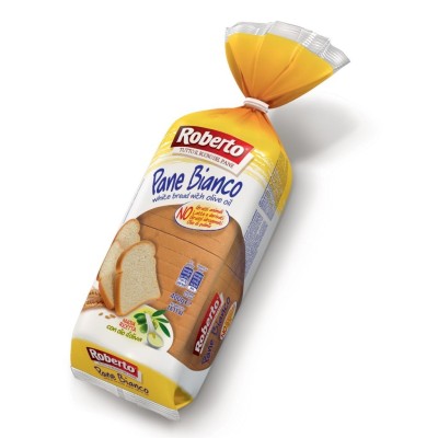 Pane Bianco con Olio di Oliva Roberto - 400 g
