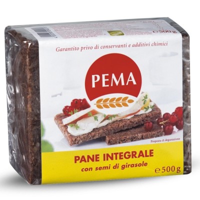 Pane Pema Integrale con Semi di Girasole - 500 g