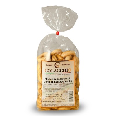 Tarallucci Tradizionali con Olio Extra Vergine di Oliva Colacchio - 250 g