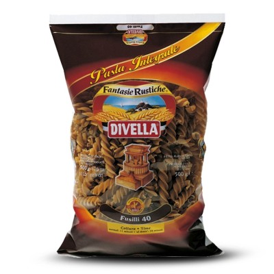 Pasta Integrale Fusilli Divella - confezione da 500 g