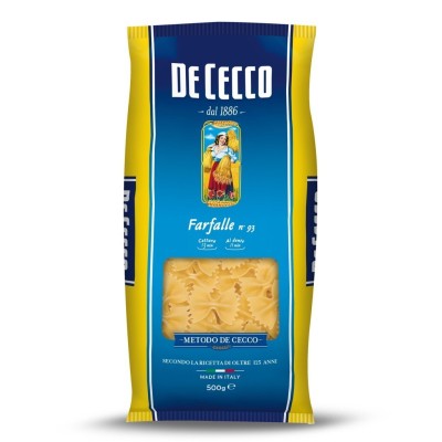 Pasta  Farfalle  De Cecco  - confezione da 500 g
