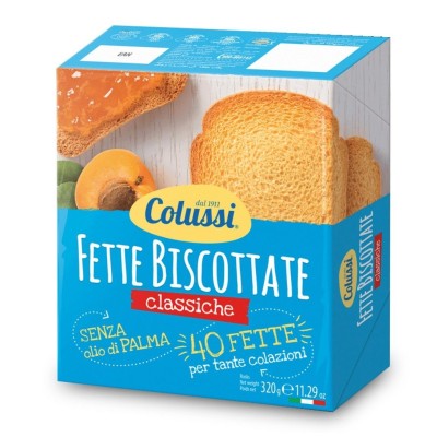 Fette Biscottate no Olio di Palma Colussi - 320 g