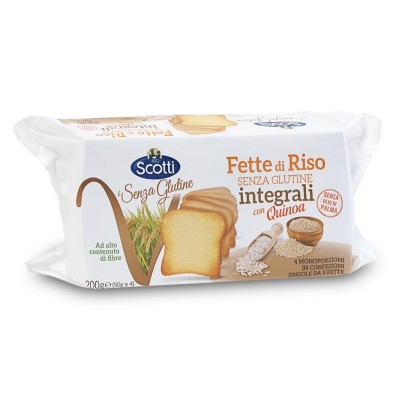 Fette Biscottate di Riso Integrale Scotti - 200 g